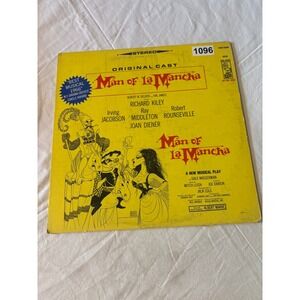 Kapp Man of la Mancha Vinyl LP Original Cast Richard Kiley Yellow Good KRS-5505
